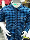 Детская рубашка кашемировая (11-16 лет), Sinyor Besni, в клетку, карман обманка, три кнопки